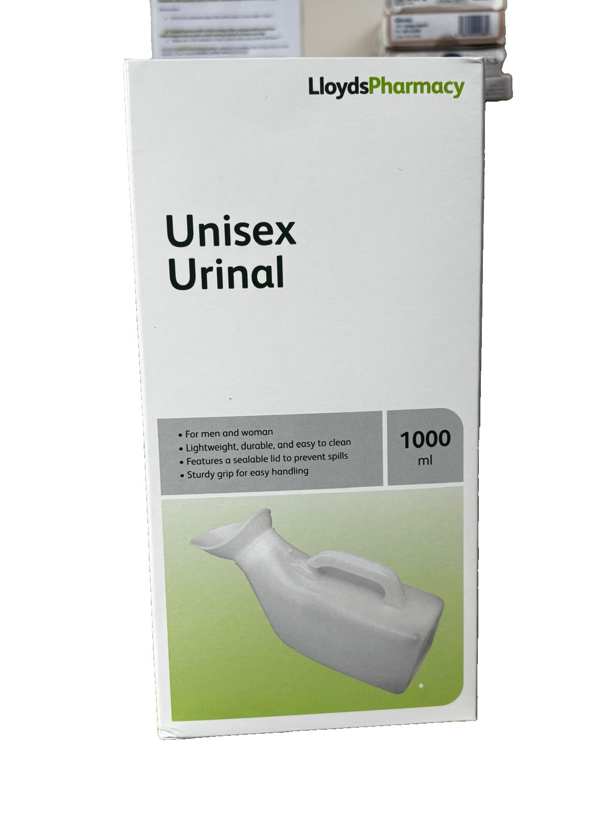 Unisex Urinal 1000ml Urine Bottle With Detachable Spout for Male and Female Use