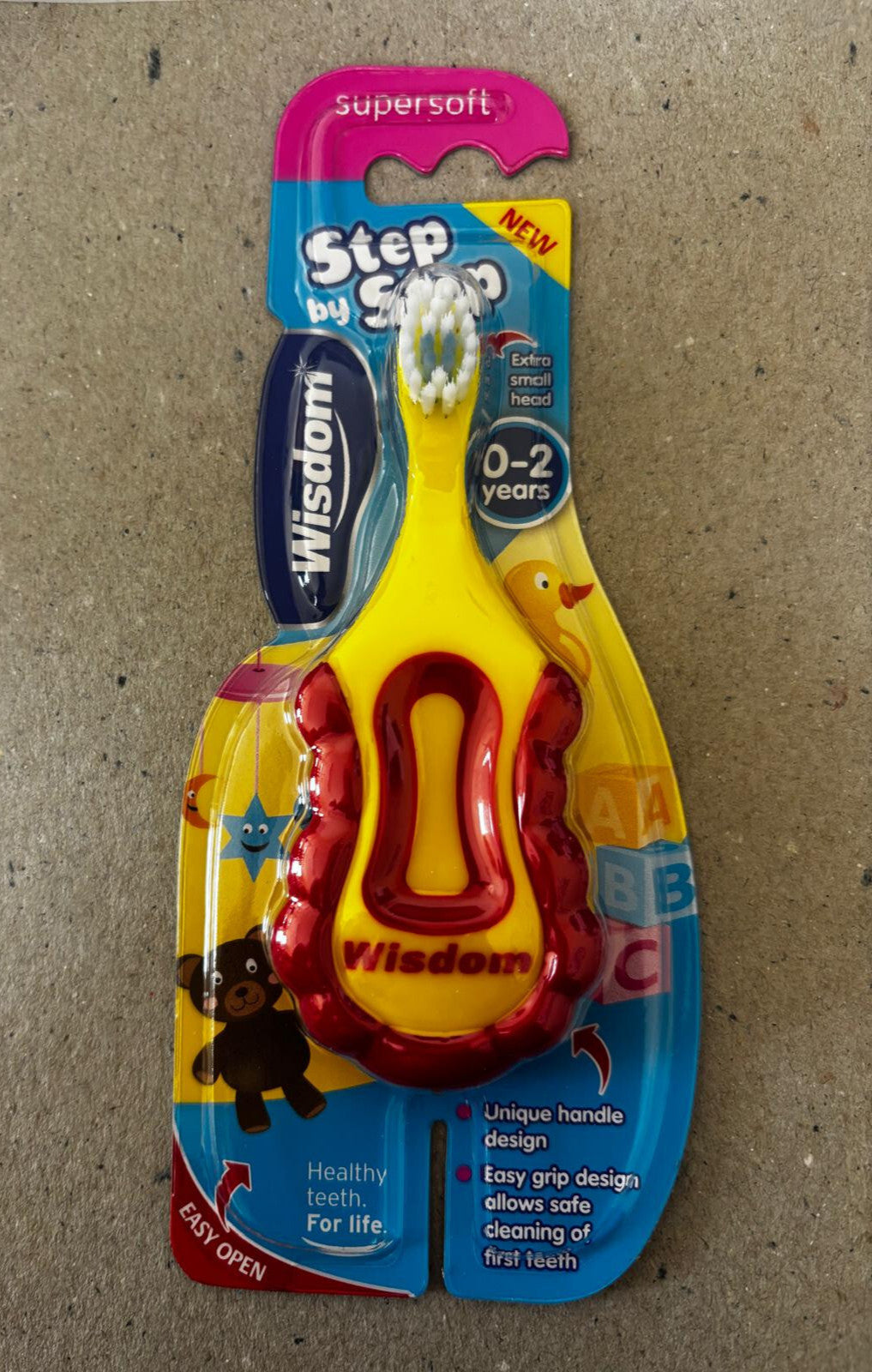 Wisdom Step by Step 0-2 Years Toothbrush *Choose Your Colour*