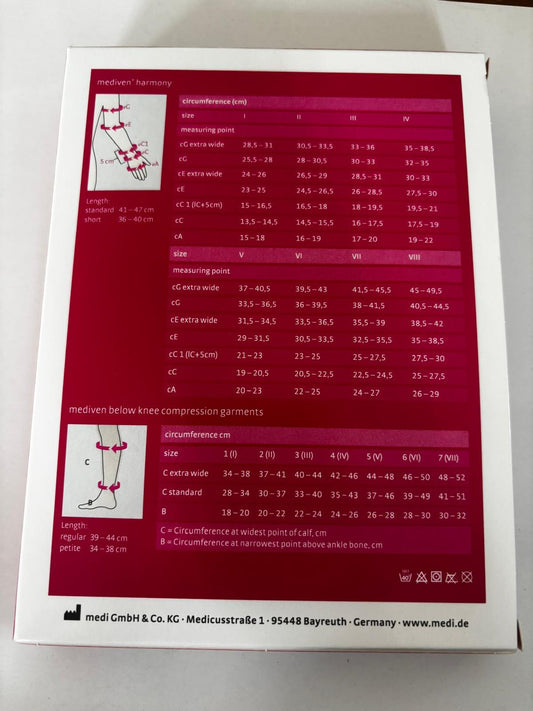 MEDIVEN Eleganc CCL2 Beige Closed Toe Below Knee Petite Beige