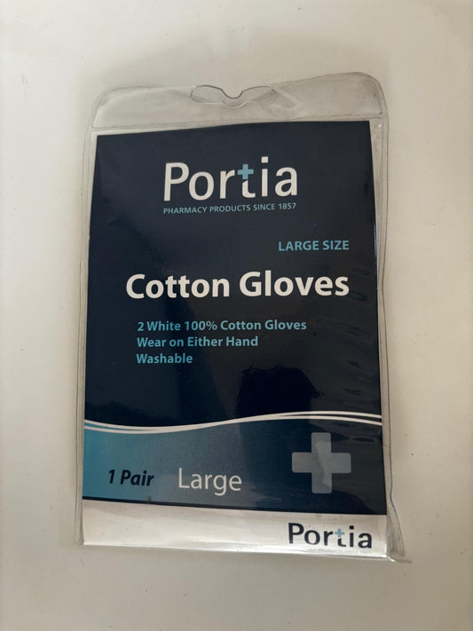 100% COTTON WHITE GLOVES  Beauty Moisturising Work Gloves Eczema Soft