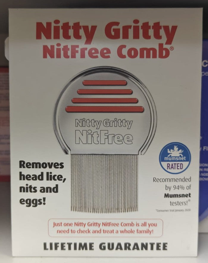 NitFree Comb - Elegant Stainless Steel Lice Remover with Micro-Spiral Grooves