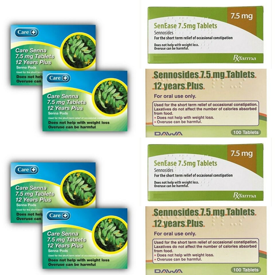 2 x 60 Senna Tablets | Natural Constipation Relief | Gentle Overnight Support |