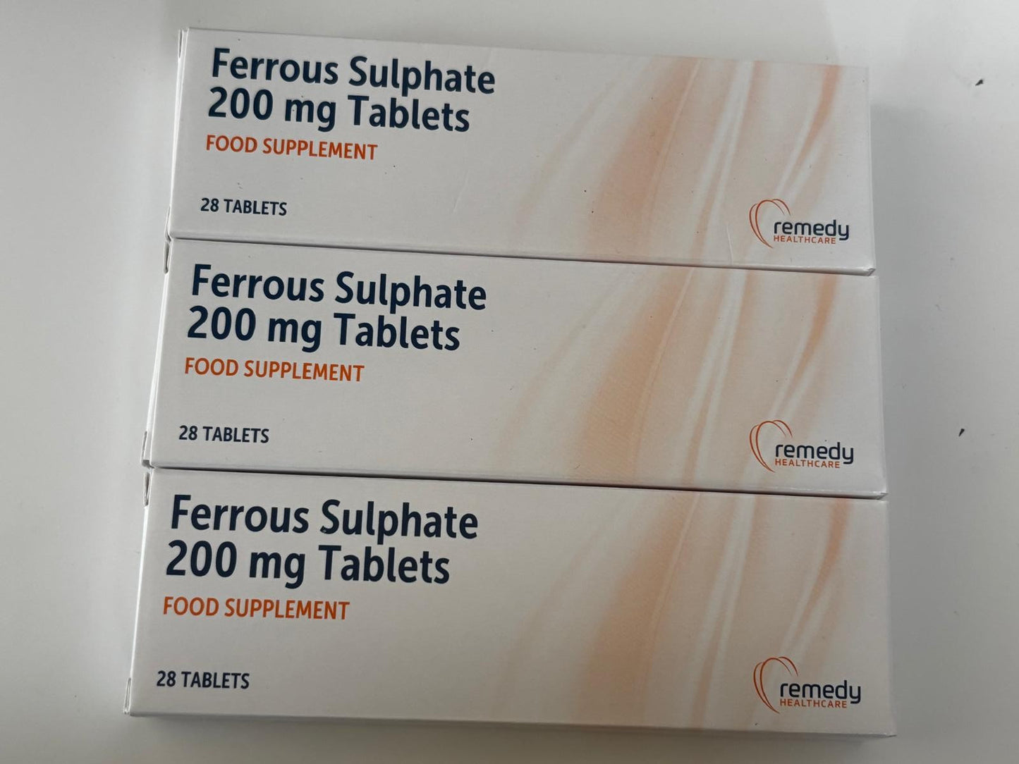 Ferrous Sulphate 200mg Tablets – 84 Tablets (28 x 3 Packs) | Iron Supplement |