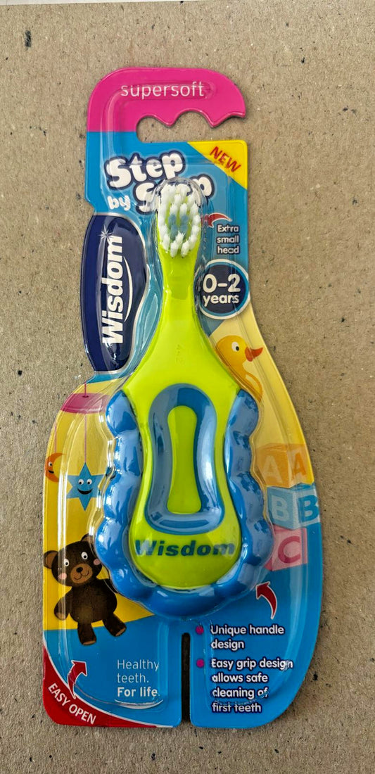 Wisdom Step by Step 0-2 Years Toothbrush *Choose Your Colour*
