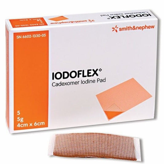 Iodoflex 5g Dressings Cadexomer Gauze with Iodine Antibac Wound Healing 1 x 5g