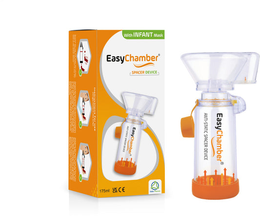 EasyChamber Anti-Static Spacer Device with Infant Mask, Inhaler Chamber