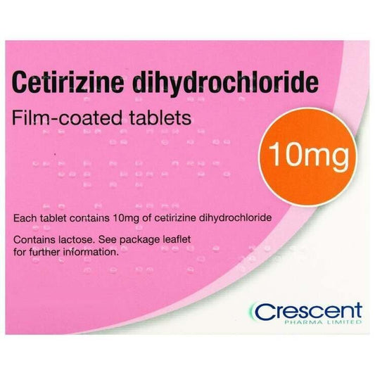 Cetirizine 10mg - *Choose Quantity* Hayfever Relief Brand May Vary