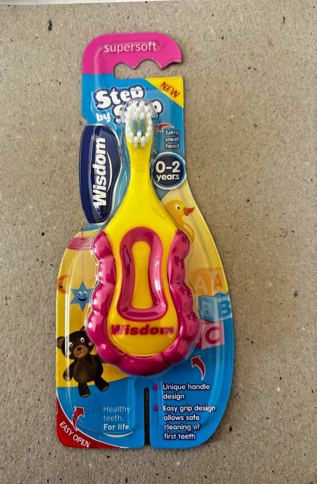 Wisdom Step by Step 0-2 Years Toothbrush *Choose Your Colour*
