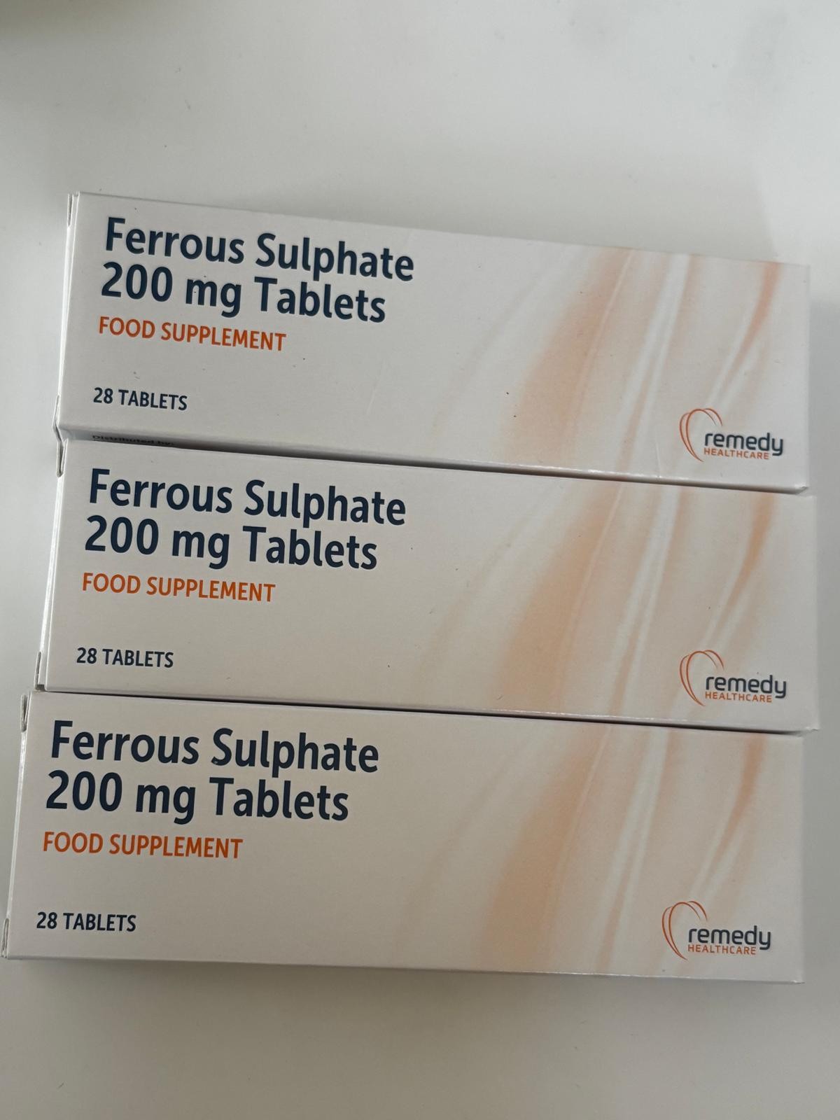 Ferrous Sulphate 200mg Tablets – 84 Tablets (28 x 3 Packs) | Iron Supplement |