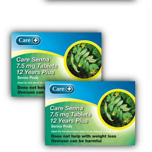 2 x 60 Senna Tablets | Natural Constipation Relief | Gentle Overnight Support |