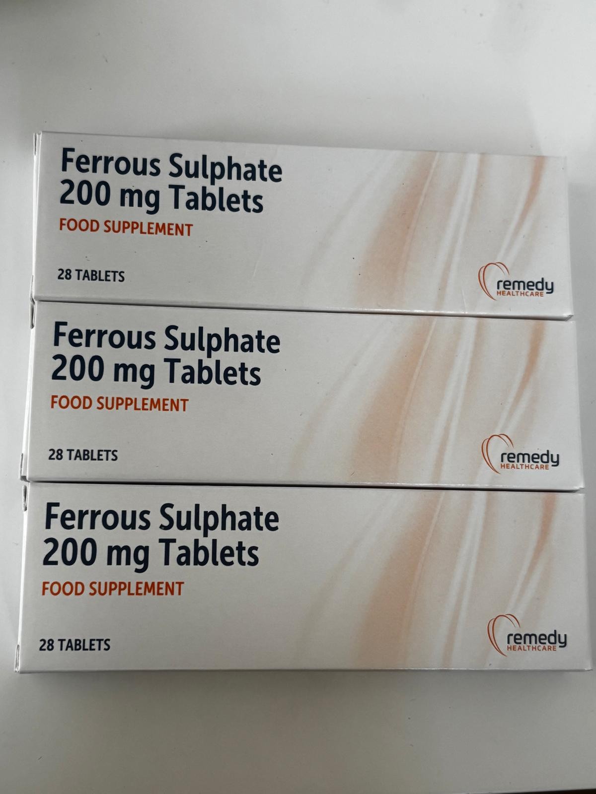 Ferrous Sulphate 200mg Tablets – 84 Tablets (28 x 3 Packs) | Iron Supplement |