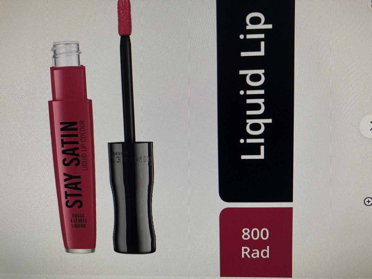 Rimmel Stay Satin Liquid Lip Colour - CHOOSE YOUR SHADE | 5.5ml | Long-Lasting