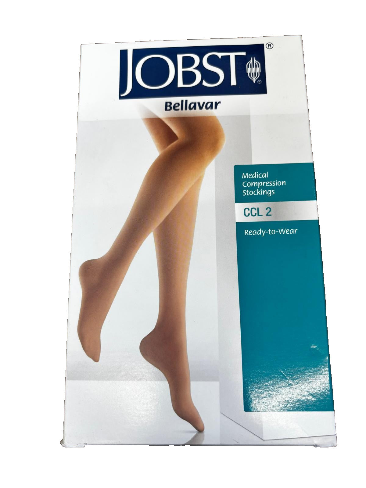 Jobst UlcerCare Bellavar Compression Stockings | Petite Size IV |Pearl |CCL2 |OT