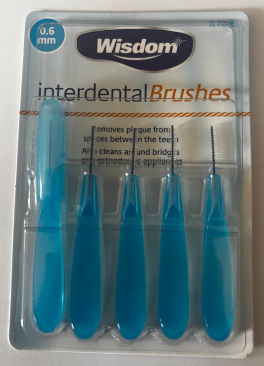 Wisdom Clean Between Interdental Brushes - 0.6mm Wire Brush