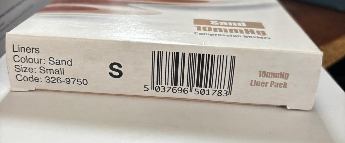 Activa Stocking Liner Pack CT 10mmHg x3 - Choose from size and colour