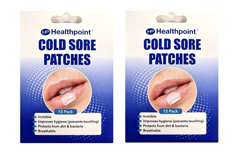 Cold Sore Patches Invisible | Breathable | Protects- 4x 15 Patches