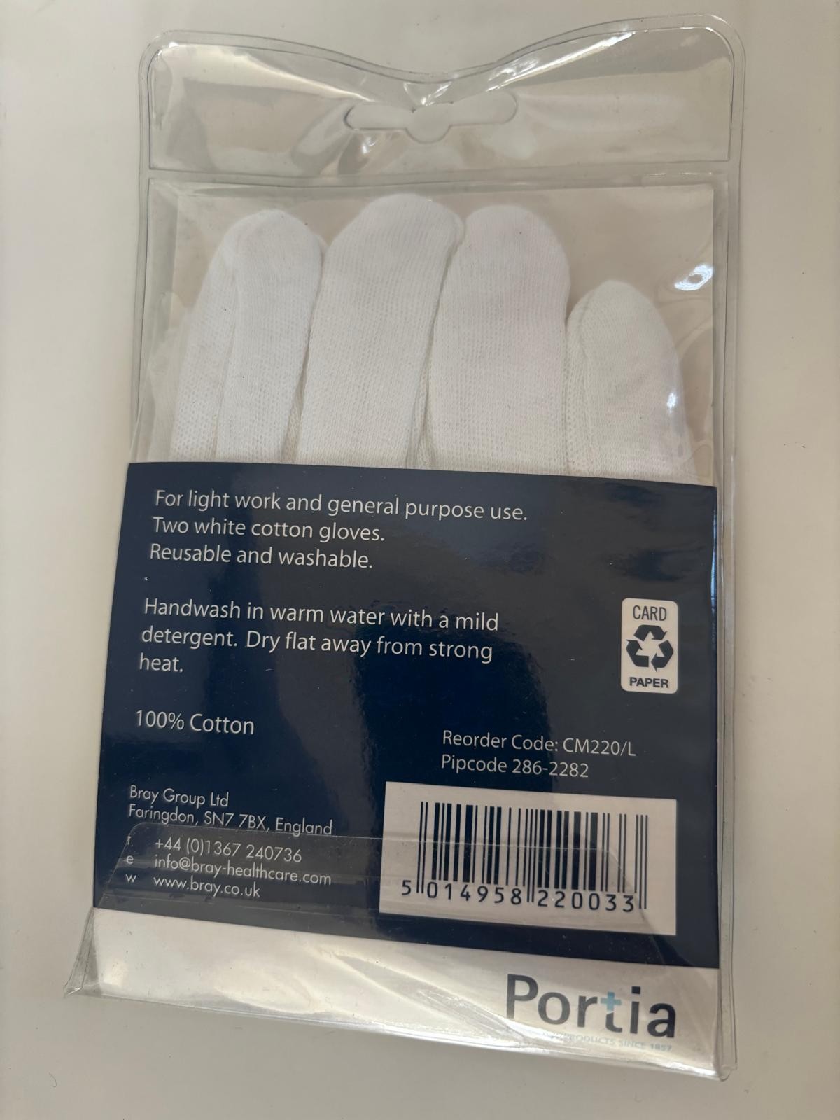 100% COTTON WHITE GLOVES  Beauty Moisturising Work Gloves Eczema Soft