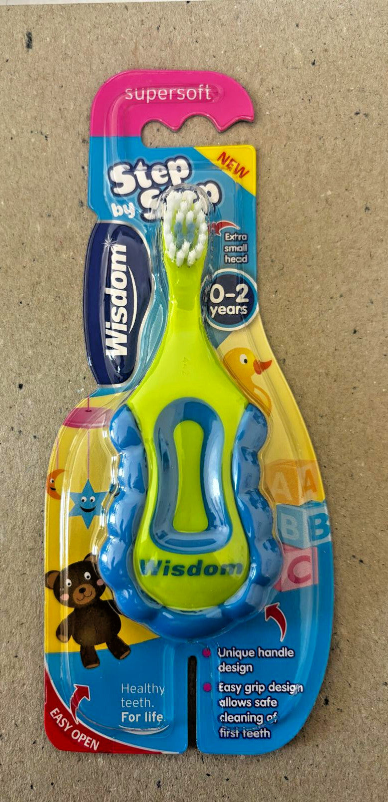 Wisdom Step by Step 0-2 Years Toothbrush *Choose Your Colour*
