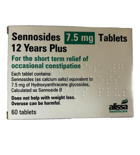 2 x 60 Senna Tablets | Natural Constipation Relief | Gentle Overnight Support |