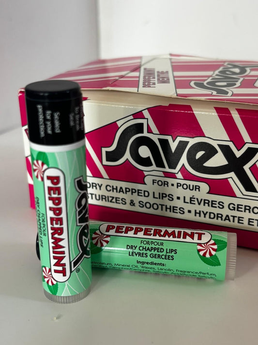 3x Savex Stick Lip Balm (Peppermint) | Rare Japanese Formula | Only UK Seller!