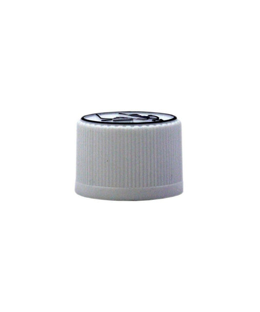 White Child Resistant Safety Cap  Suit 28mm Plastic Bottle Neck  100 Pack
