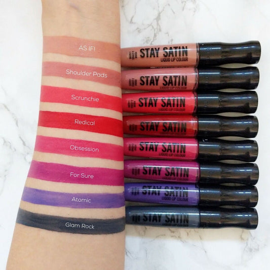 Rimmel Stay Satin Liquid Lip Colour - CHOOSE YOUR SHADE | 5.5ml | Long-Lasting