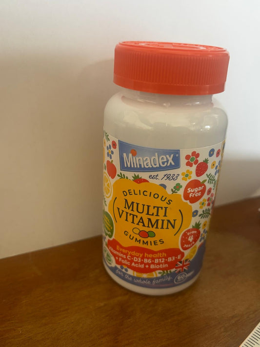 MINADEX Multivitamin Gummies – Pack of 60 – Tasty Daily Support for Kids & Adult