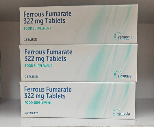 Ferrous Fumarate 322mg Tablets 28 x 3