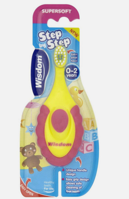 Wisdom Step by Step 0-2 Years Toothbrush *Choose Your Colour*