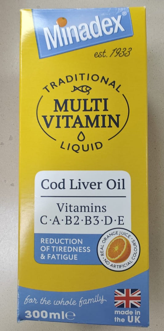 Minadex Multivitamin Liquid Adults & Kids 300ml